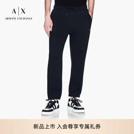 ARMANI EXCHANGE/阿玛尼秋季新款男士纯棉直筒刺绣运动卫裤官方商品大图