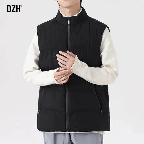 男士保暖棉马甲男冬季外穿背心马夹棉衣男款加棉加厚棉服2024新款商品大图