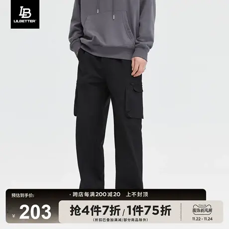 Lilbetter休闲裤男日系潮牌长裤宽松工装裤高级感港风男士裤子LB商品大图