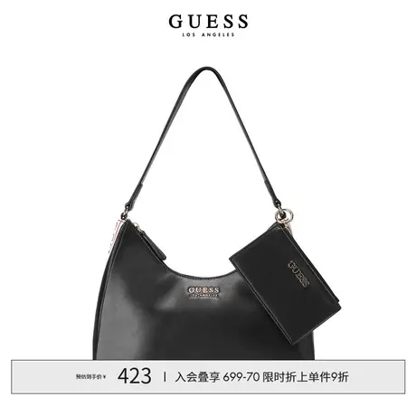 GUESS24年新款春女士经典款链条气质黑腋下子母饭盒包-LG911803商品大图