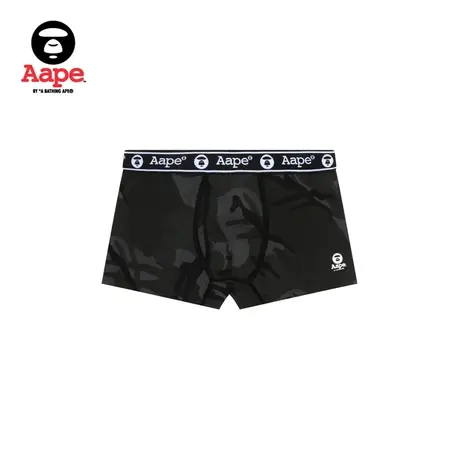 Aape旗舰店配饰潮流迷彩串标猿颜字母印花平脚内裤5240XXL图片