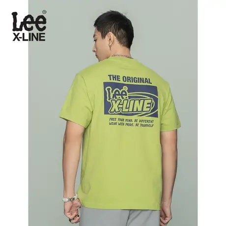 LeeXLINE 22春夏新品舒适版印花圆领多色男短袖T恤LMT0000393RX图片