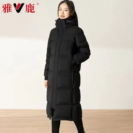 雅鹿羽绒服女冬季加厚加长款(羽绒服饰)商品大图