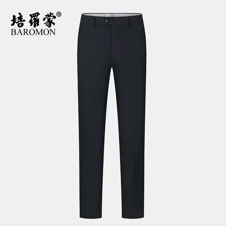 BAROMON/培罗蒙2023秋季新款商务西裤藏青正装长裤加厚保暖休闲裤图片