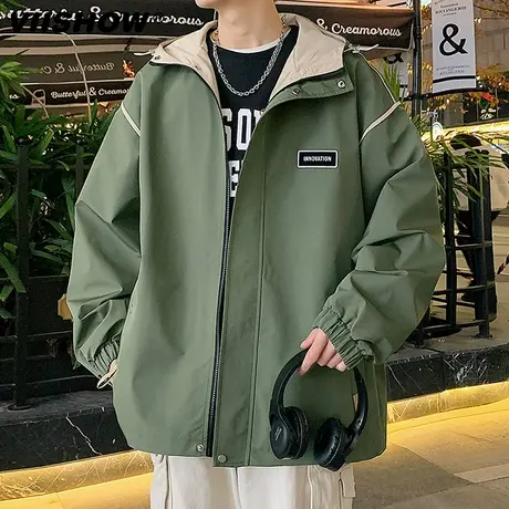 VIISHOW冲锋夹克春秋季新款美式街头vintage夹克潮牌男机能工装外商品大图