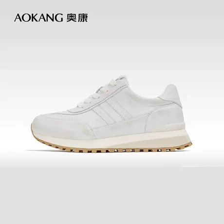 奥康女鞋 2023秋季新款时尚休闲舒适运动鞋百搭日常舒适街头复古商品大图