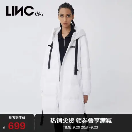 LINCCHIC金羽杰羽绒服女轻机能感中长款羽绒服女冬季Y21808214商品大图