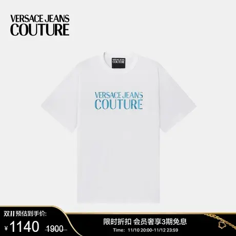 【限时优惠】VERSACE JEANS COUTURE 男士T恤短袖上衣商品大图