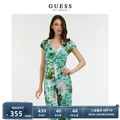 GUESS女士复古波西米亚沙滩风时尚气质园艺风连体裤-W2GD51K4JZ0商品大图