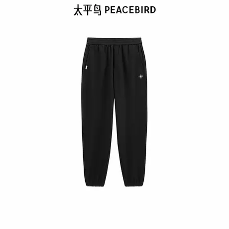 【商场同款】太平鸟男装 冬提花卫裤束脚裤男士休闲裤 B2GME4532商品大图