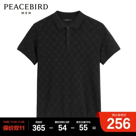 太平鸟男装 新款线衫POLO衫休闲时尚男B1EEC2327图片