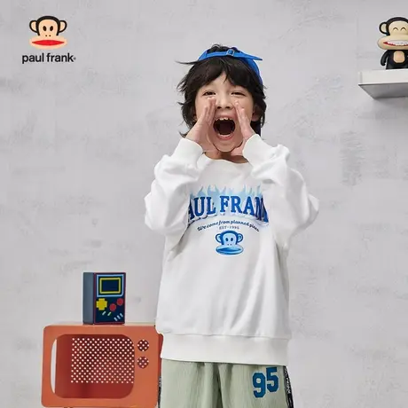 大嘴猴童装儿童卫衣2024春秋款新品男童中大童休闲舒适圆领长袖图片