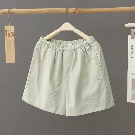 2023夏季新款短裤女夏百搭通勤高腰显瘦修身纯色直筒休闲裤子女潮图片