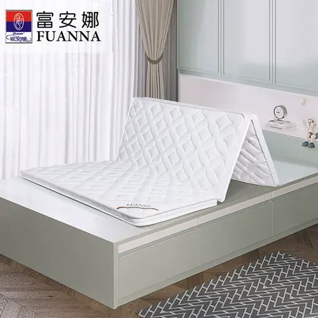 富安娜床垫可折叠无胶水椰棕床垫防螨学生宿舍薄垫榻榻米棕垫硬垫商品大图