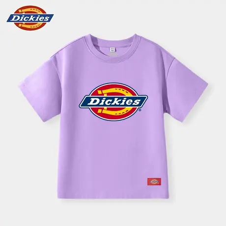 Dickies童装女童t恤短袖夏季儿童纯棉夏装体恤衫男童潮牌上衣薄A商品大图