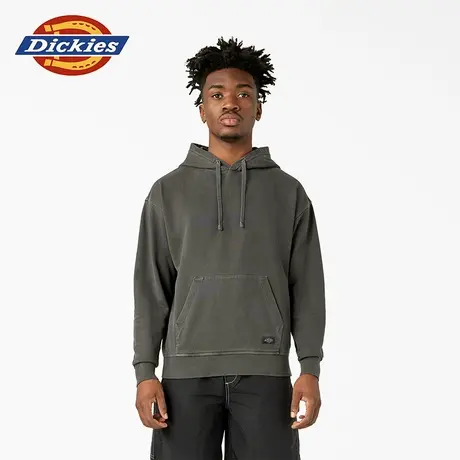 Dickies精英街潮系列 水洗效果抽绳带帽卫衣 男女情侣同款图片