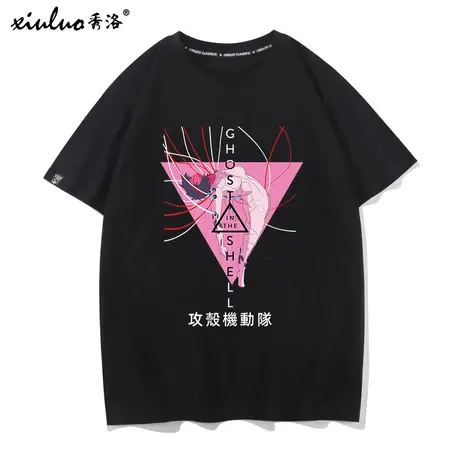 秀洛攻壳机动队T恤男短袖Ghost in the Shell纯棉押井守士郎衣服商品大图