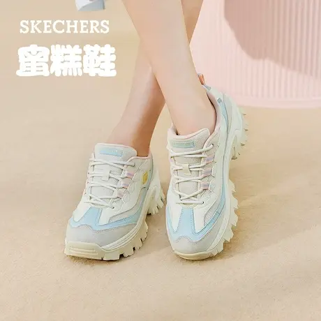 【U先测评】Skechers斯凯奇蜜糕鞋2024年春新款女厚底老爹鞋商品大图