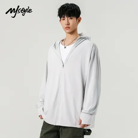 MJ STYLE户外运动骑行防晒衣男2025夏季新款防紫外线外套冰感触商品大图