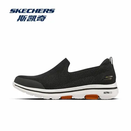 Skechers/斯凯奇一脚蹬男健步鞋2025新款秋季男鞋网面透气运动鞋商品大图