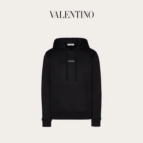 【季末优惠】华伦天奴VALENTINO男士VALENTINO LOGO连帽卫衣商品大图