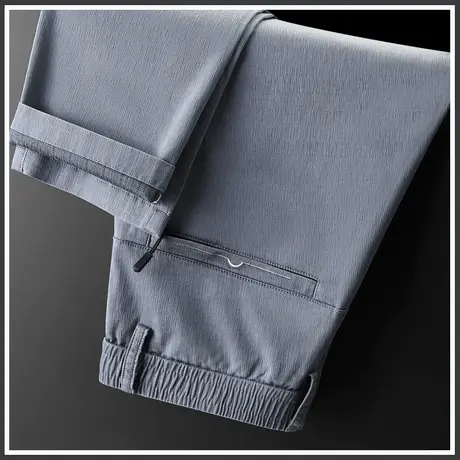 西裤男裤夏季薄款休闲裤男士通勤上班夏款2023新款西装西服裤冰丝商品大图