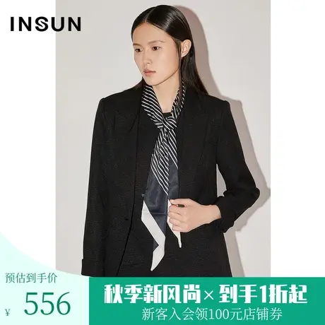 恩裳COVER冬2022时尚立体裁剪气质款显瘦易打理通勤西装外套图片