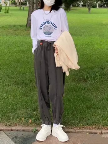 仿棉白色内搭打底衫女2023新款春秋装冬季德绒长袖t恤小众上衣服商品大图