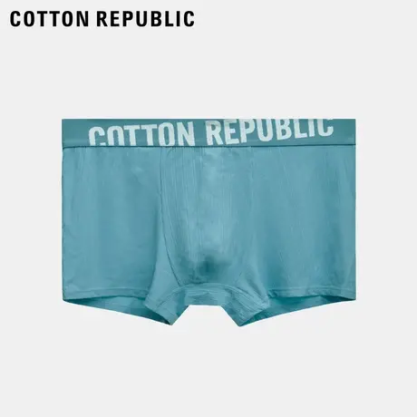 Cotton Republic/棉花共和国男士莫代尔平角内裤性感铁桶一条装商品大图