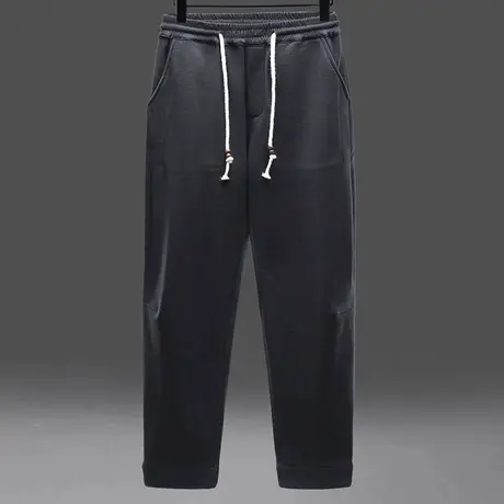 休闲裤男秋冬季宽松加绒哈伦裤小脚长裤中国风复古男裤子大码潮流商品大图