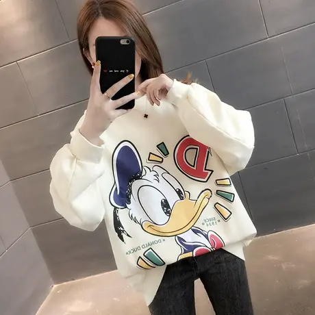 卫衣2024年新款女装韩版春秋季春款春装宽松女士薄款上衣外套爆款商品大图