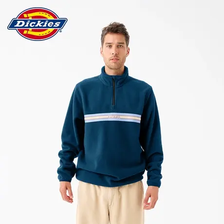 Dickiesx TOM KNOX滑手联名款 摇粒绒立领拉链卫衣商品大图