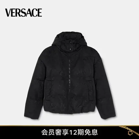 【甄选礼物】VERSACE/范思哲 女士Barocco Silhouette羽绒夹克图片