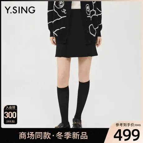 【商场同款】Y.SING衣香丽影2023冬季新款百褶短裙YQZ11309301图片