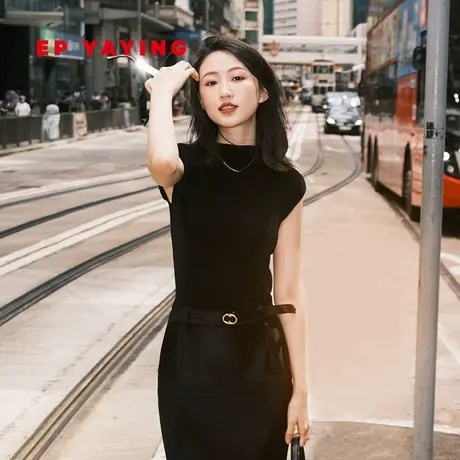 EP YAYING雅莹女装 通勤半高领短袖打底衫上衣 2023秋冬新款5102A图片