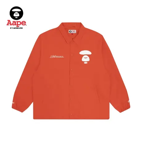 Aape男装秋冬猿颜字母印花轻薄夹克外套7386XXF商品大图