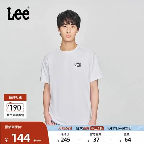 Lee25春夏新品舒适版圆领卡通人物印花男短袖T恤休闲LMT0098244LE商品大图