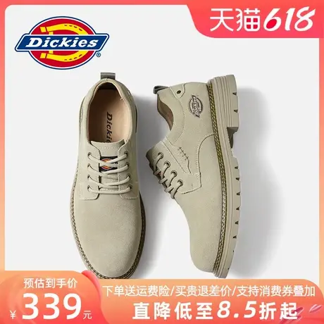 Dickies工装鞋男2025新款男鞋夏季皮鞋厚底低帮马丁靴男士休闲鞋商品大图