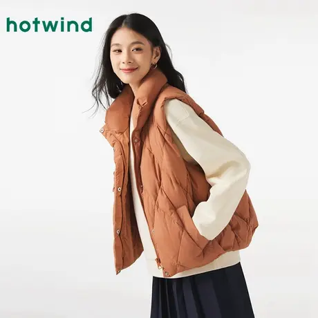 羽绒服马甲2025年冬款女士立领羽绒马甲简约百搭黑色背心商品大图