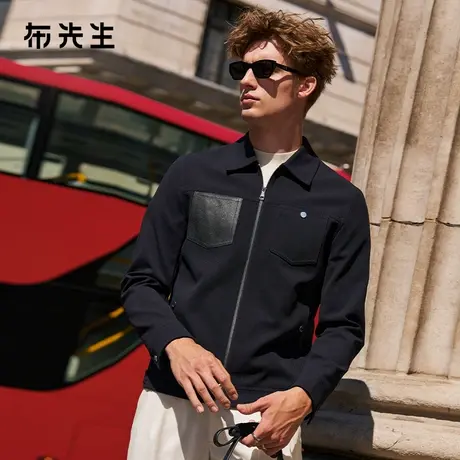 MrBu布先生经典翻领多口袋夹克男2025秋新款宾霸里布外套PT16783商品大图