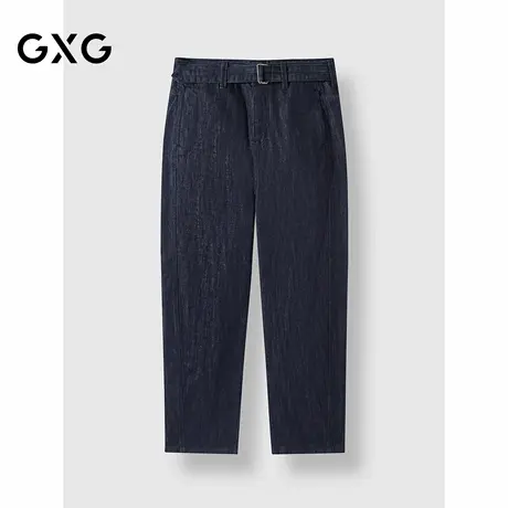 GXG男装 不易褪色简约宽松直筒牛仔裤男裤子长裤 2025秋季新品图片