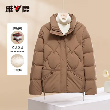 2025年雅鹿官方新款冬季加厚时尚女款显瘦保暖羽绒服YF501Z04170商品大图