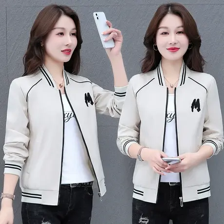 恋上17号早春小外套女短款春秋2023年春季新款棒球服春款女装夹克图片