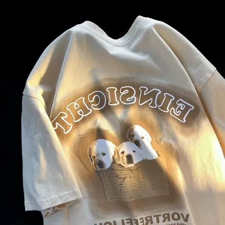 街头风潮牌t恤女嘻哈大码oversize美式短袖ins潮宽松情侣上衣夏季商品大图