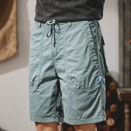 Modi Nick/摩帝尼克男士工装五分裤大码薄款短裤休闲夏季薄款宽松商品大图