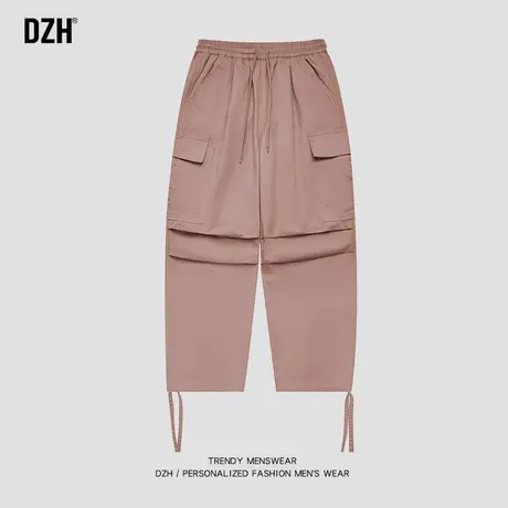 男士无性别工装裤子男直筒宽松秋季休闲裤2023新款vibe美式伞兵裤商品大图