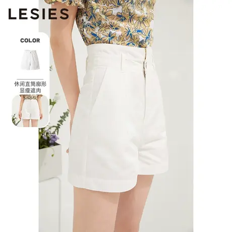 蓝色倾情L牛仔短裤图片