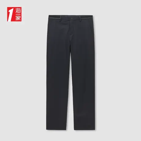 海一家舒适休闲长裤2024夏季新款微弹中腰中年男士休闲裤商品大图