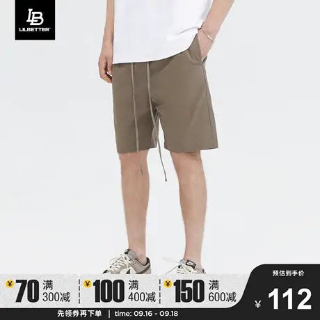 Lilbetter休闲裤男短裤潮流夏季新款裤子美式高街五分裤百搭中裤商品大图
