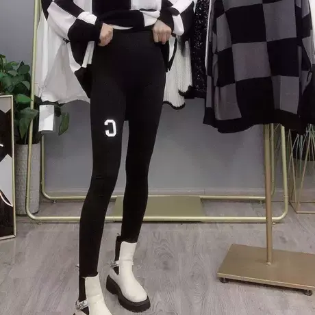 鲨鱼裤女2023年新款初秋季可外穿高腰紧身裤大码显瘦瑜伽打底裤潮图片